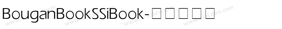 Bougan Book SSi Book字体转换